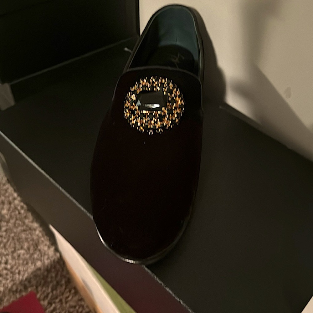 Pair of dressy loafers for a classy gentleman.